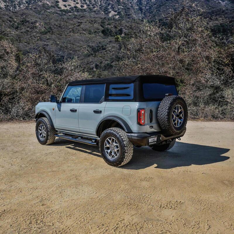Westin 21-22 Ford Bronco (4-Door) PRO TRAXX 5 Oval Nerf Step Bars - Textured Black 21-54195 21-54195 Photo - Mounted