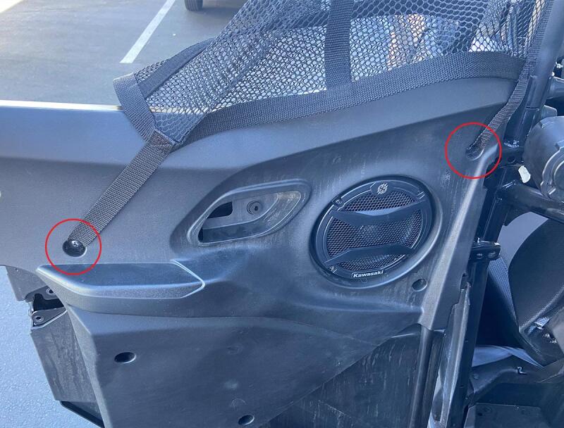 PRP Seats PRP Kawasaki KRX 4 Mesh Window Net Set (Rear) W44 W44 Photo - Close Up