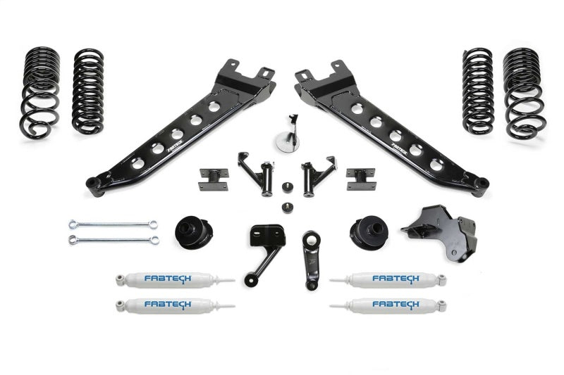 Fabtech 19-20 Ram 2500 4WD 5in Radius Arm System w/Coil Springs & Perf. Shocks K3180 K3180 Photo - Primary