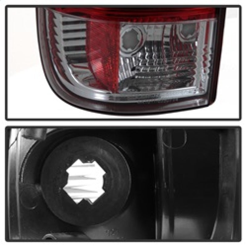 Spyder 08-16 Ford Super Duty F-250 V3 Light Bar LED Tail Lights - Red Clear (ALT-YD-FS07V3-LBLED-RC) 5084736 5084736 Photo - Unmounted