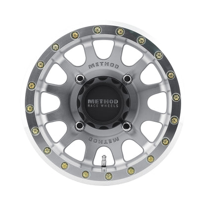 Method Race Wheels MR401 UTV Beadlock Wheel Raw Machined 14x7 +38 4x156 MR40147046352B Photo - Close Up