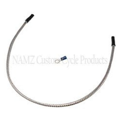 NAMZ Oil Sendin Harness Cover (SS Braided & Clear Coated - Stock Length) NOSSH-1801 NOSSH-1801 Photo - Primary