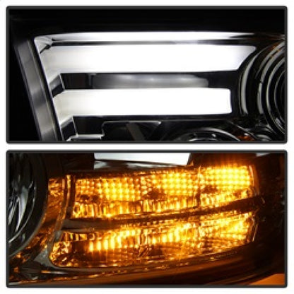 Spyder Dodge Ram 09-12 Projector Headlights Light Bar DRL Smoke PRO-YD-DR09-LBDRL-SM 5081742 5081742 Photo - Unmounted