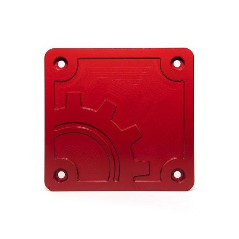 BuiltRight Industries 2020 Jeep Gladiator Bed Plug Plate Cover (Alum) - Red 110016 110016 User 1