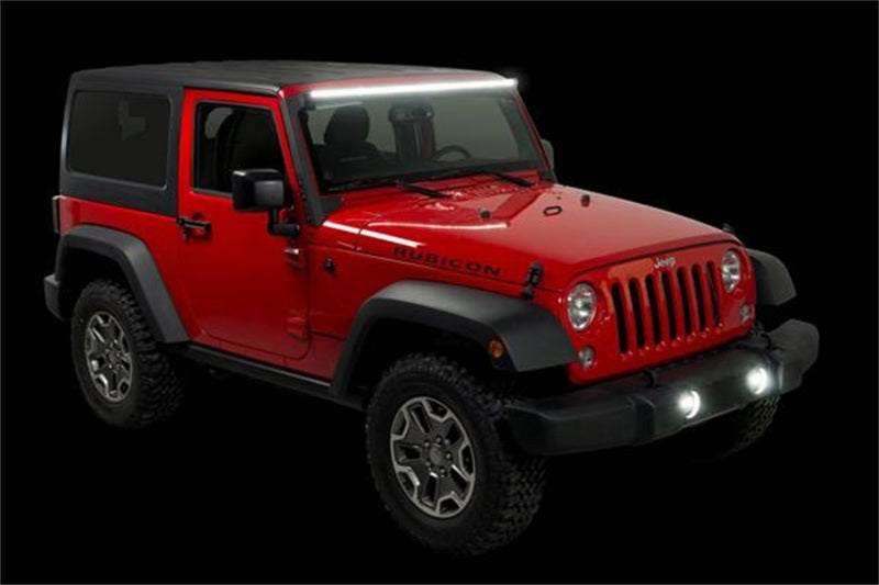 Putco 2007-2017, Jeep Wrangler JK - Roof Bracket kit for part# 10050 - 50" 2180 Photo - Mounted