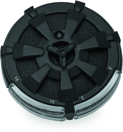Kuryakyn Alley Cat Fuel/Batt Gauge Blk 7383 7383 Photo - Primary