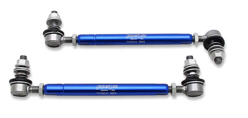 SuperPro Front Sway Bar Link Kit - Heavy Duty Adjustable TRC12200 Photo - Primary
