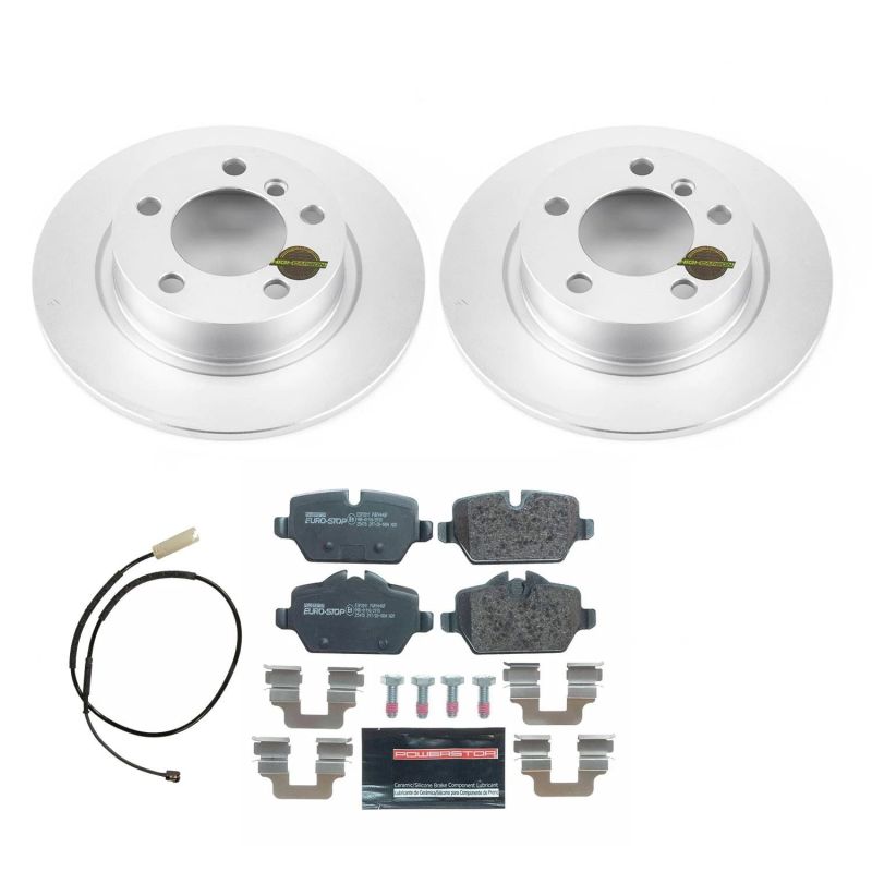 Power Stop 11-16 Mini Cooper Countryman Rear Euro-Stop Brake Kit ESK6664 ESK6664 Photo - Primary