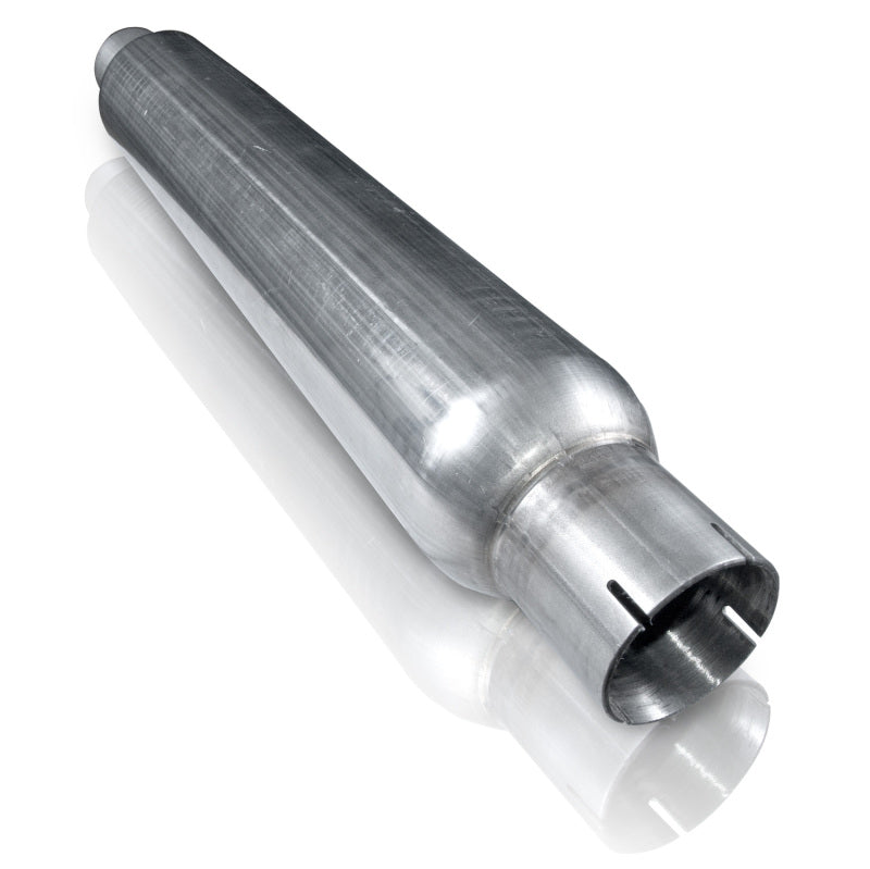 Stainless Works 3in SMOOTH TUBE MUFFLER (MILL FINISH) ST3243 ST3243 Photo - Primary