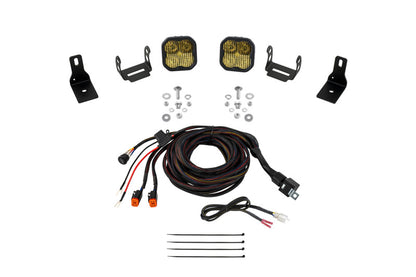 Diode Dynamics 2022+ Ford Maverick SS3 Sport Stage Series Ditch Light Kit Pro Yellow Combo DD7765 DD7765 Photo - Primary