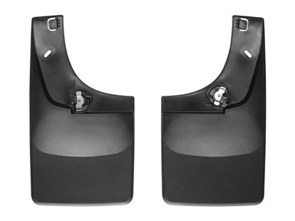 WeatherTech 14+ GMC Sierra/Sierra Denali No Drill Mudflaps - Black 120036 Photo - Primary