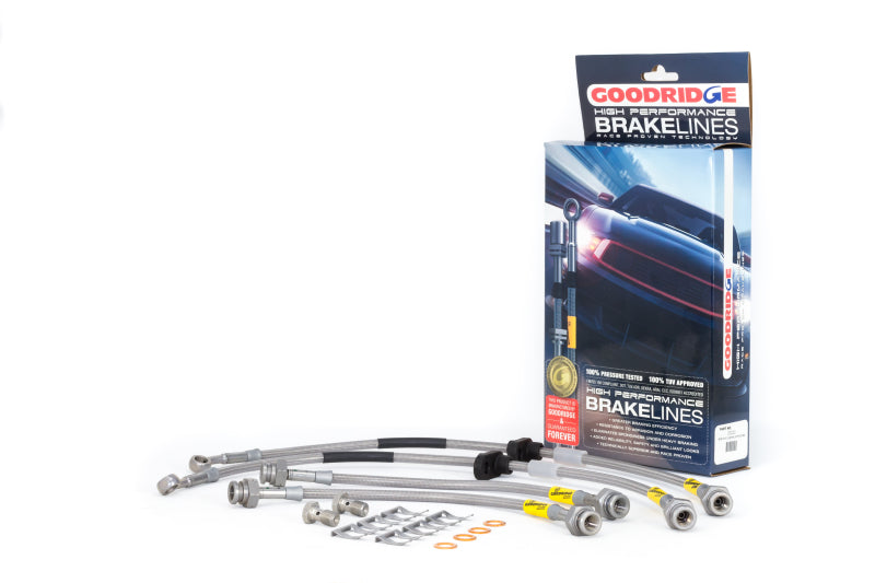 Goodridge Stainless Steel Brake Line SS Brd 96-00 Honda Civic 20020 Photo - Primary