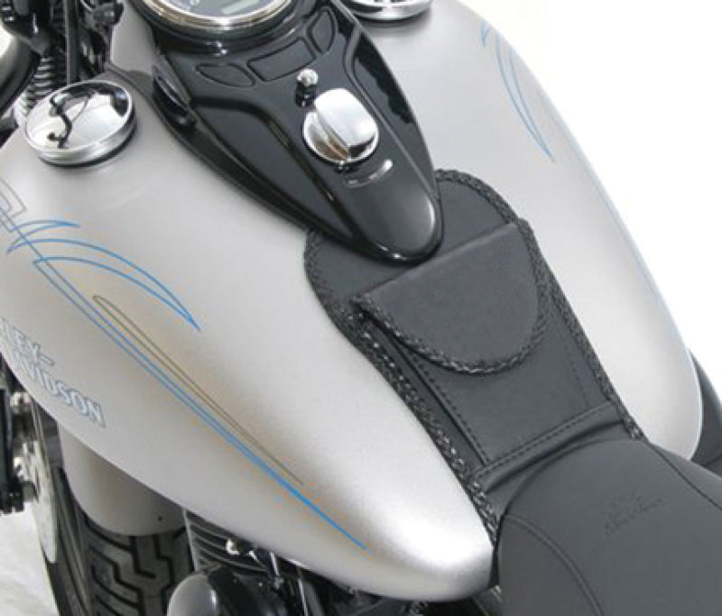 Mustang Motorcycle Mustang 09-23 Harley FLSTB Softail Tank Bib - Black 93348 93348 Photo - Primary