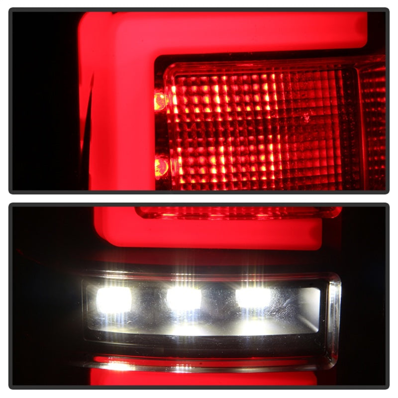 Spyder 16-17 Toyota Tacoma LED Tail Lights - Black (ALT-YD-TT16-LED-BK) 5085733 5085733 Photo - Unmounted