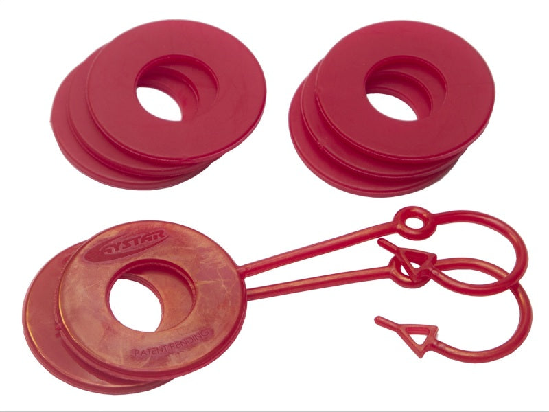 Daystar Red Locking D Ring Isolator w/Washer Kit KU70059RE KU70059RE Photo - Primary
