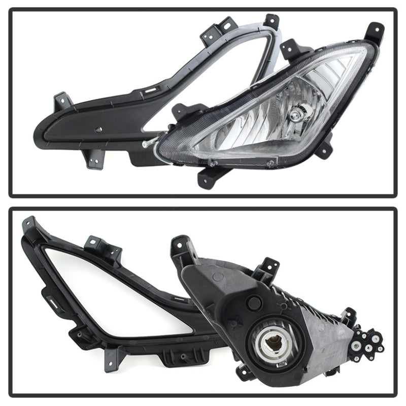 Spyder Hyundai Elantra 2014+ OEM Style Fog Lights W/Switch Clear FL-HYE2014-C 5080462 5080462 User 1