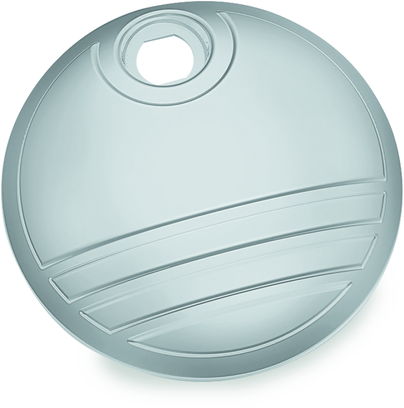 Kuryakyn Tri-Line Fuel Door Chr 6968 6968 Photo - Primary