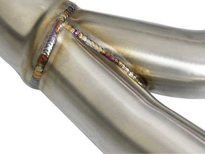 aFe MACH Force-Xp 2-1/2in Stainless Steel Axle Back Exhaust w/CF 15-19 BMW M3/M4 (F80/82/83) 49-36338-1C 49-36338-1C Photo - Unmounted
