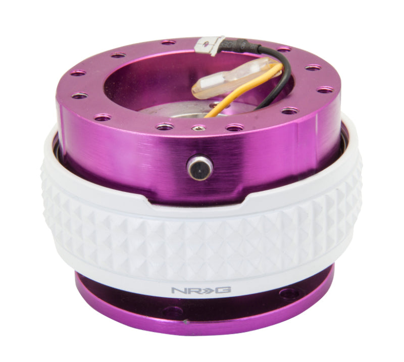 NRG Quick Release Kit - Pyramid Edition - Purple Body / Glow In The Dark Pyramid Ring SRK-210PP/GL SRK-210PP/GL Photo - Primary