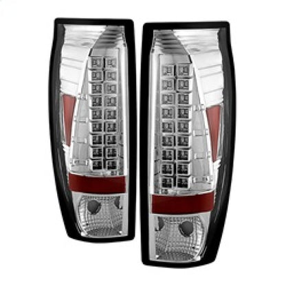 Spyder Chevy Avalanche 02-06 LED Tail Lights Chrome ALT-YD-CAV02-LED-C 5001078 5001078 Photo - Primary