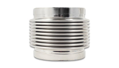Vibrant SS Bellow Assembly w/ Solid Liner 2.5in Inlet/Outlet ID x 4in OAL Electro Polished 69724 69724 Photo - Primary