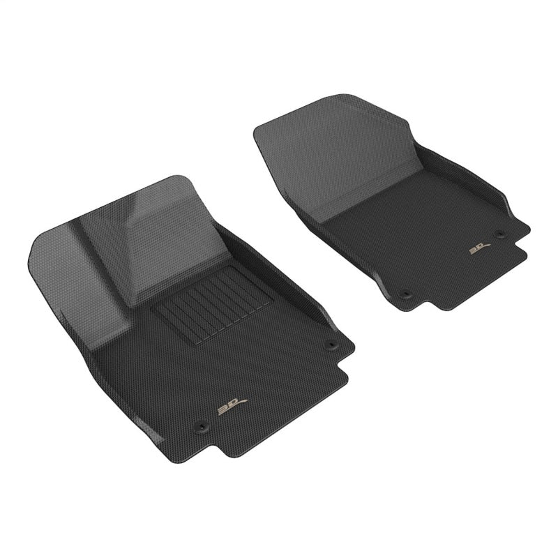 3D MAXpider ACE Kagu - Front - Black Floor Mats Floor Mats - Rubber main image