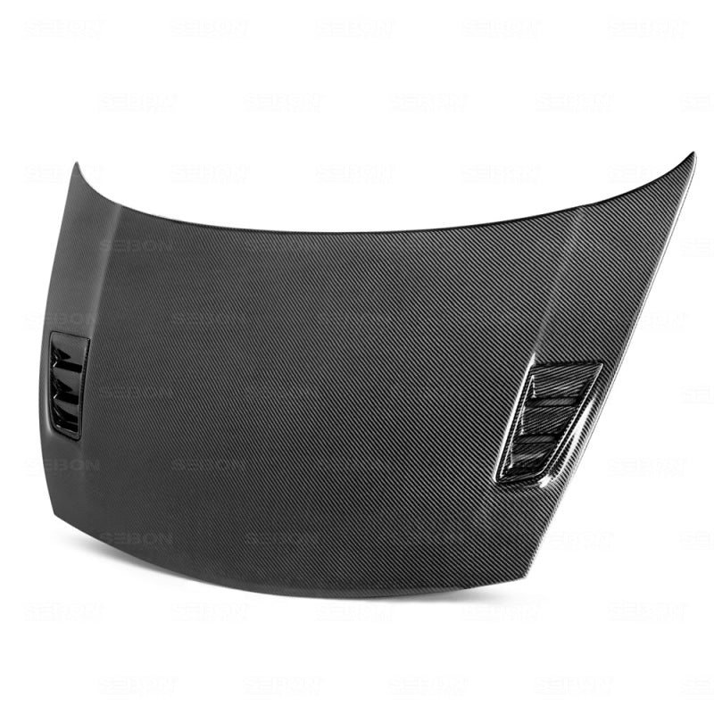 Seibon Carbon Fiber Hood for 2006-2010 Honda Civic 4DR JDM / Acura CSX HD0607HDCV4DJ-MGII Photo - Primary