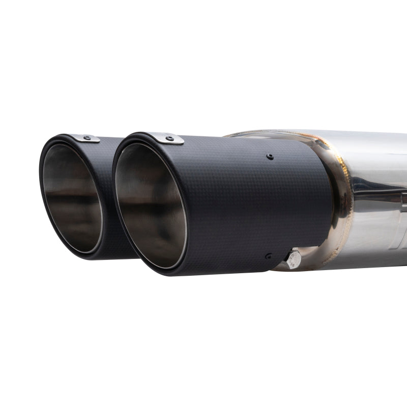 Injen 19-21 Hyundai Veloster L4 1.6L Turbo Performance Stainless Steel Axle Back Exhaust System SES1342AB SES1342AB Photo - Close Up
