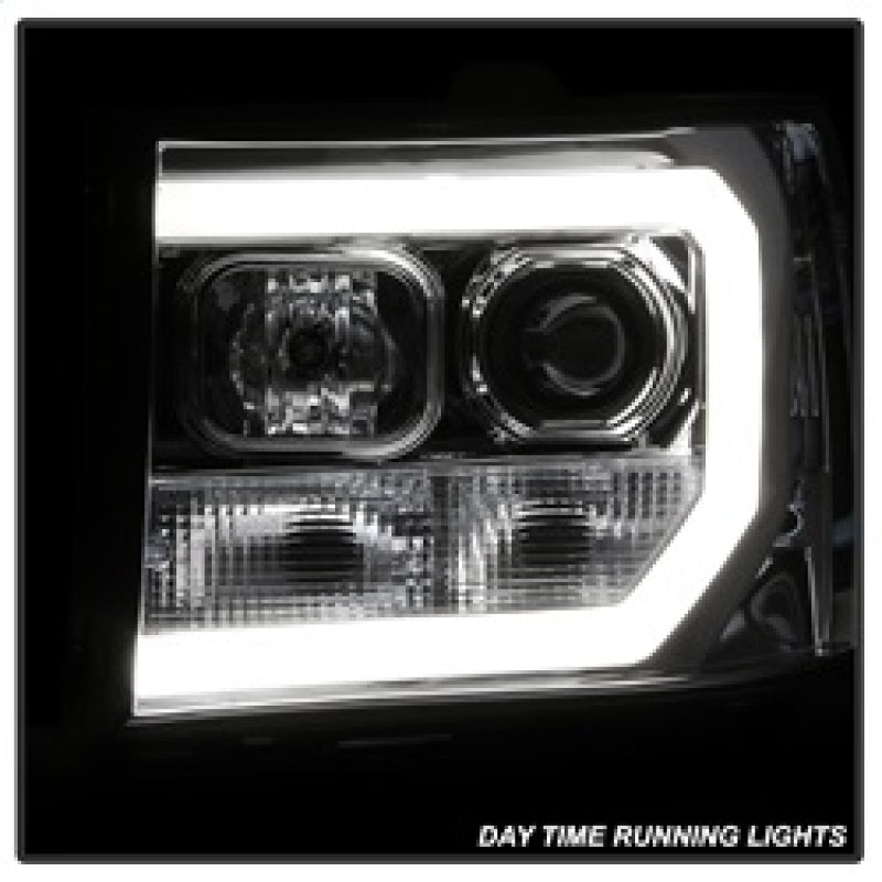 Spyder GMC Sierra 1500/2500/3500 07-13 V2 Projector Headlights - Chrome PRO-YD-GS07V2-LBDRL-C 5083647 5083647 Photo - Unmounted