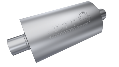 QTP 2.5in Weld-On 304SS AR3 Muffler 12250 12250 Photo - Primary