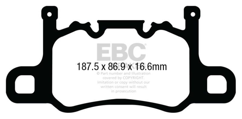 EBC Disc Brake Pad Set DP42207R Photo - Primary