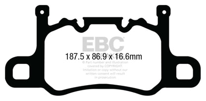 EBC Disc Brake Pad Set DP42207R Photo - Primary