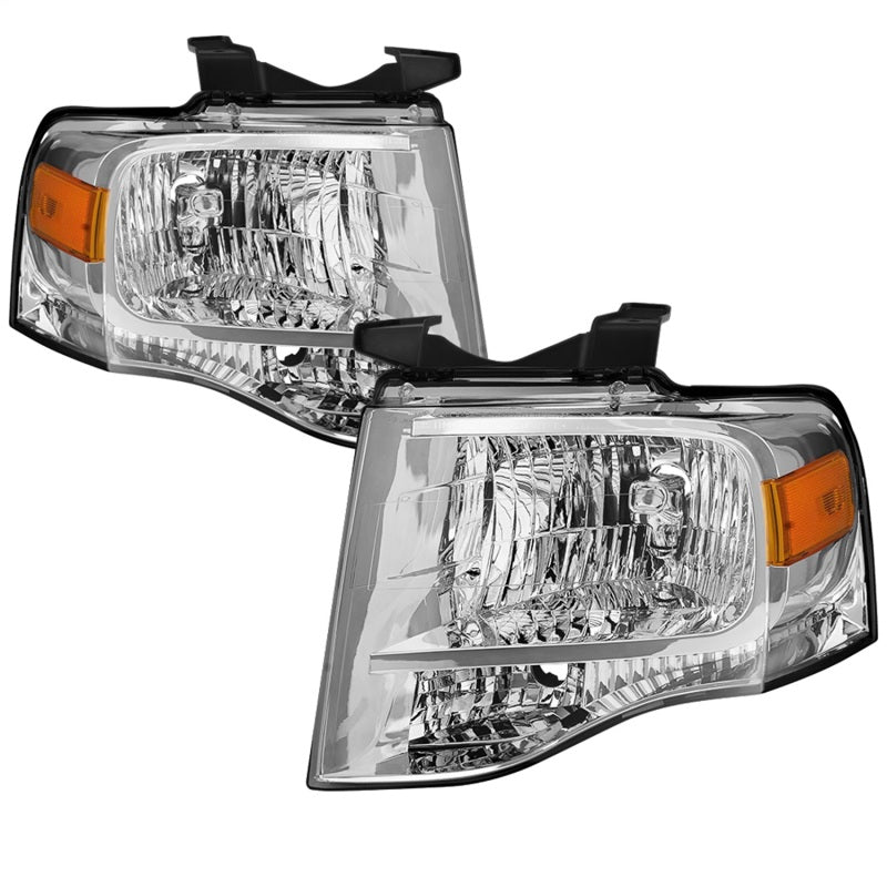 SPYDER xTune 07-14 Ford Expedition OEM Style Headlights -Chrome (HD-JH-FE07-AM-C) 9042409 9042409 Photo - Primary