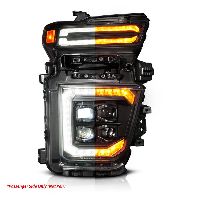 ANZO Z-Series 20-23 Chevy Silverado 2500/3500 Z-Series Full LED Proj Headlights Black - Pass. Side 111619X-R 111619X-R User 1