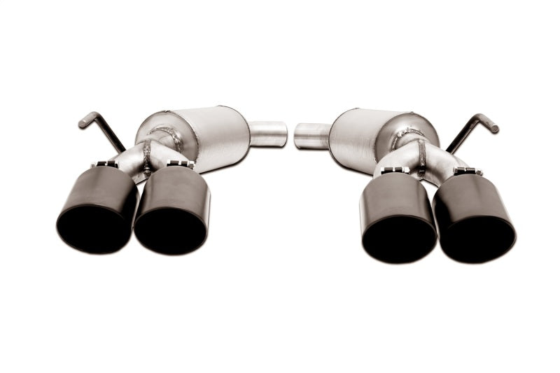 Gibson 20-22 Ford Explorer ST / Lincoln Aviator 3.0L 2.25in Axle-Back Dual Exhaust - Black Elite 619718B 619718B Photo - Primary