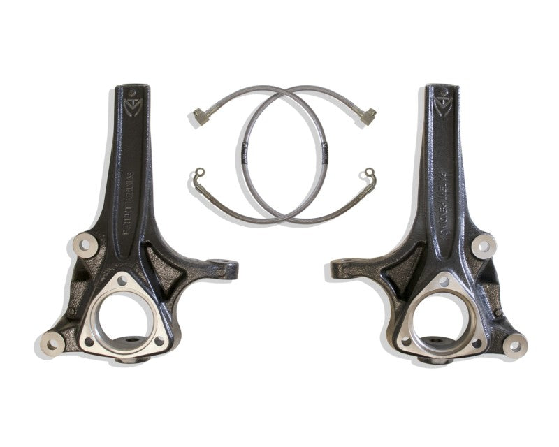 MaxTrac 2019+ RAM 1500 2WD 4in Front Lift Spindles w/Extended DOT Compliant Brake Lines 702740 702740 User 1