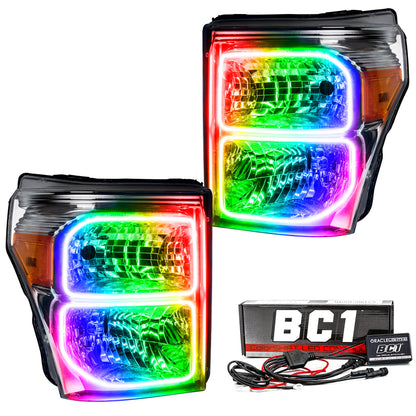 ORACLE Lighting Oracle 11-16 Ford F250/350 LED HL - ColorSHIFT w/ BC1 Controller 8158-335 8158-335 Photo - Primary