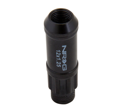 NRG Steel Lug Nuts with  Logo Dust Cap Cover LN-LS710BK-21 Photo - Primary