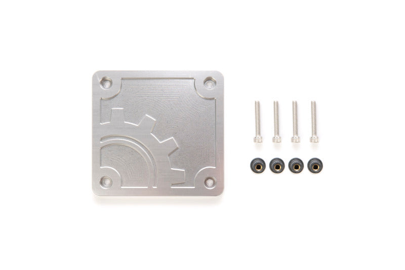 BuiltRight Industries 2020 Jeep Gladiator Bed Plug Plate Cover (Alum) - Silver 110015 110015 Photo - Primary
