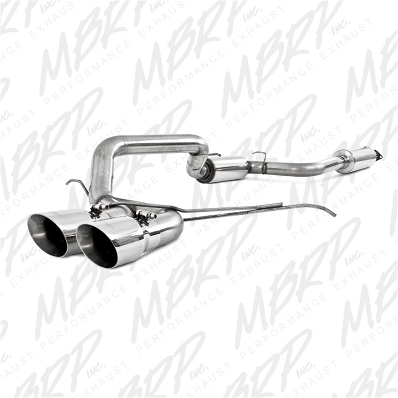 MBRP 13-14 Ford Focus ST 2.0L EcoBoost Dual Center Outlet T304 3in Cat Back S4200304 Photo - Primary