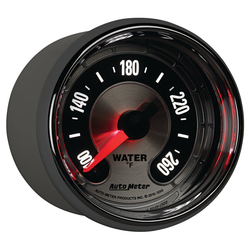 Autometer 2-1/16" Water Temperature, 100-260 °F, Stepper Motor, American Muscle 1255 User 5
