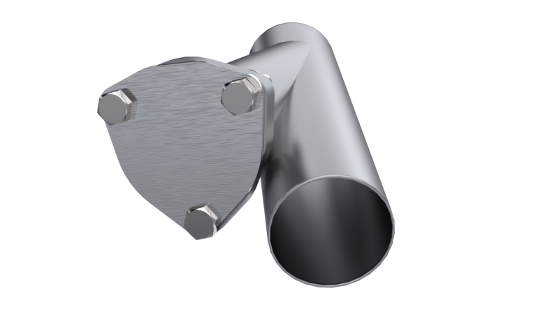 QTP 2.5in Weld-On QTEC Exhaust Cutout Y-Pipe 10250 10250 Photo - Primary