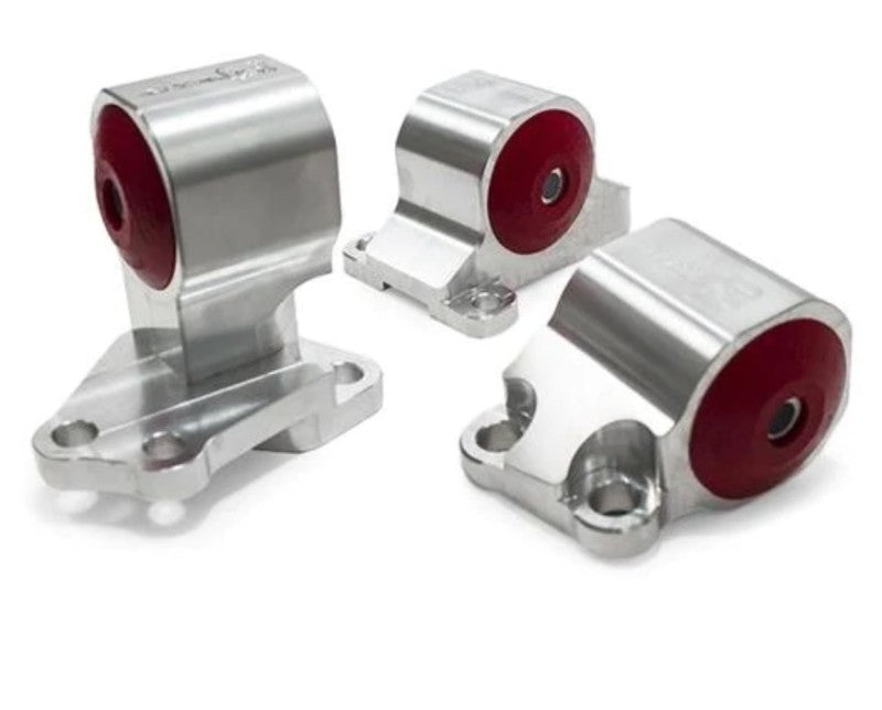 Innovative 92-95 Civic B/D Series Black Aluminum Mounts 95A Bushings (Auto to Manual Hydro 2 Bolt) B49550-95A-BA