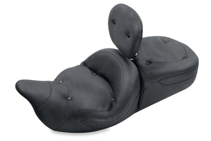 Mustang Motorcycle Mustang 08-21 Harley Electra Glide Std, Rd Glide, Rd King, Str Glide Touring 1PC Seat-Black 79558 79558 Photo - Primary