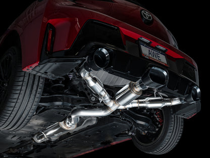 AWE Tuning 2023+ Toyota GR Corolla Touring Edition Exhaust - Diamond Black Tips 3015-53472 3015-53472 Photo - Mounted