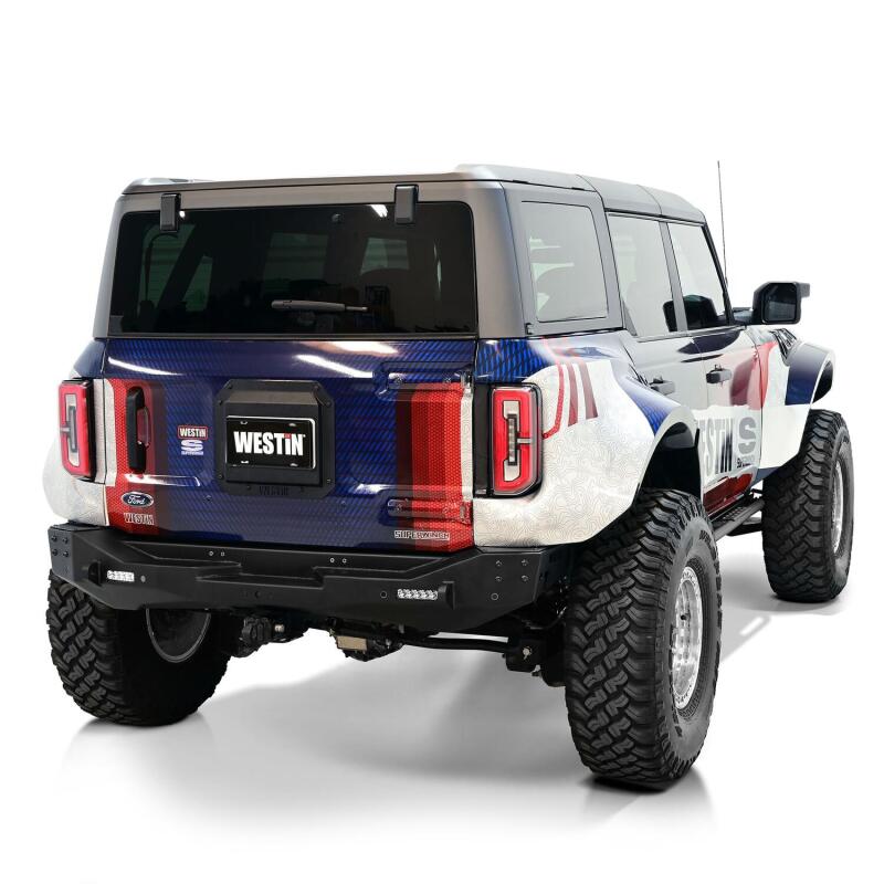 Westin 21-25 Ford Bronco (Excl. Sport) XTS Rear Bumper - Tex. Blk 59-712255 59-712255 Photo - Mounted