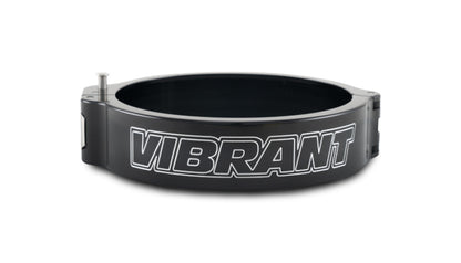 Vibrant 4in O.D. Aluminized HD 2.0 Clamp - Anodized Black (Clamp Only) 32538 32538 Photo - Primary