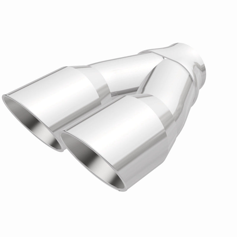 Magnaflow Double Wall 3in Dual Round Polished Tip 2.25in Inlet 35226 35226 360 Degree Image Set