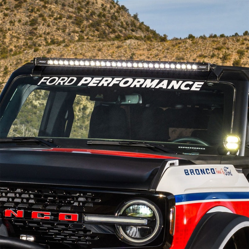 Ford Racing Ford Performance Bronco Windshield Banner - White M-1820-BRW M-1820-BRW Photo - Mounted