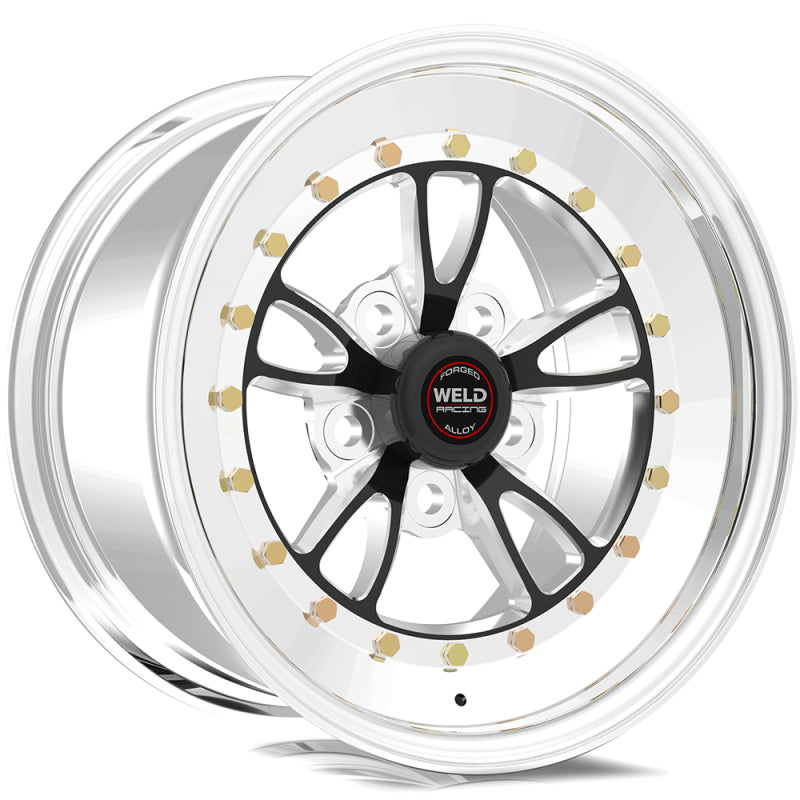 Weld Full Throttle 15x8 / 5x4.5 BP / 3.5in. BS Black Wheel - Polished Non Beadlock 793B-58206 793B-58206 User 1